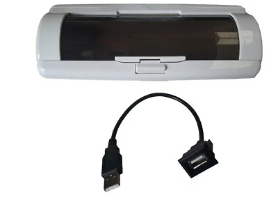 Boat Car Stereo Radio Waterproof Shield Automatic Door CD White Cover USB