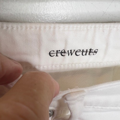 J.Crew Crewcuts Girls $50 White Runaround Jeans Size 16 AB552 - Picture 4 of 7