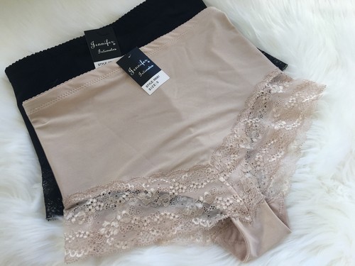 2/4/6 Girdle High Waist Briefs Panties Tummy Control cotton lace trim 69081 S-XL - Picture 5 of 11