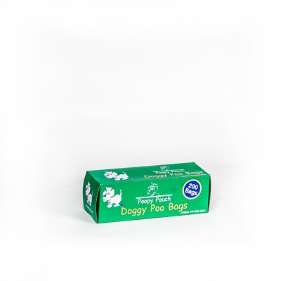 Poopy Pouch Universal Pet Waste Bags (PPRB200)- 200 Count (2000 bags)
