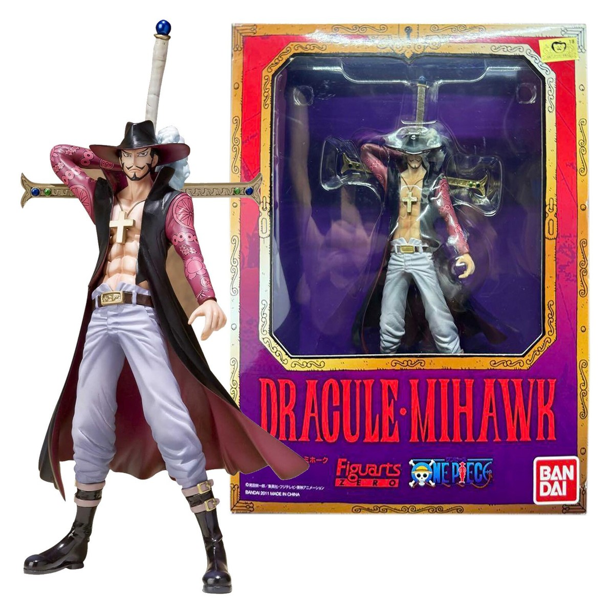 BANDAI Figuarts DRACULE MIHAWK 未開封 BANDAI Figuarts ZERO ONE PIECE Dracule Mihawk Action Figure