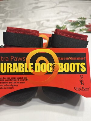 Ultra Paws Durable Dog Boots Size Small Washable Reusable NEW