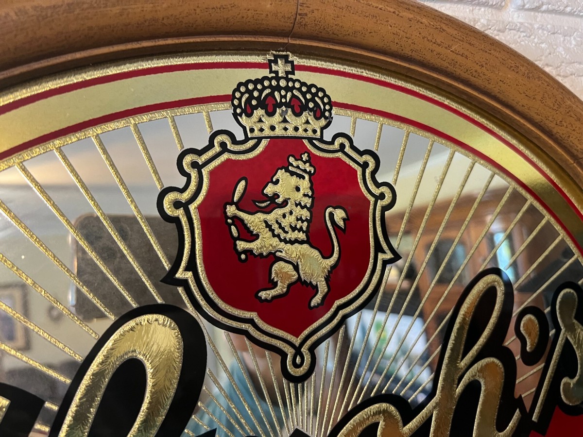 ORIGINAL VINTAGE STROH'S BEER OVAL MIRROR BEER SIGN | eBay