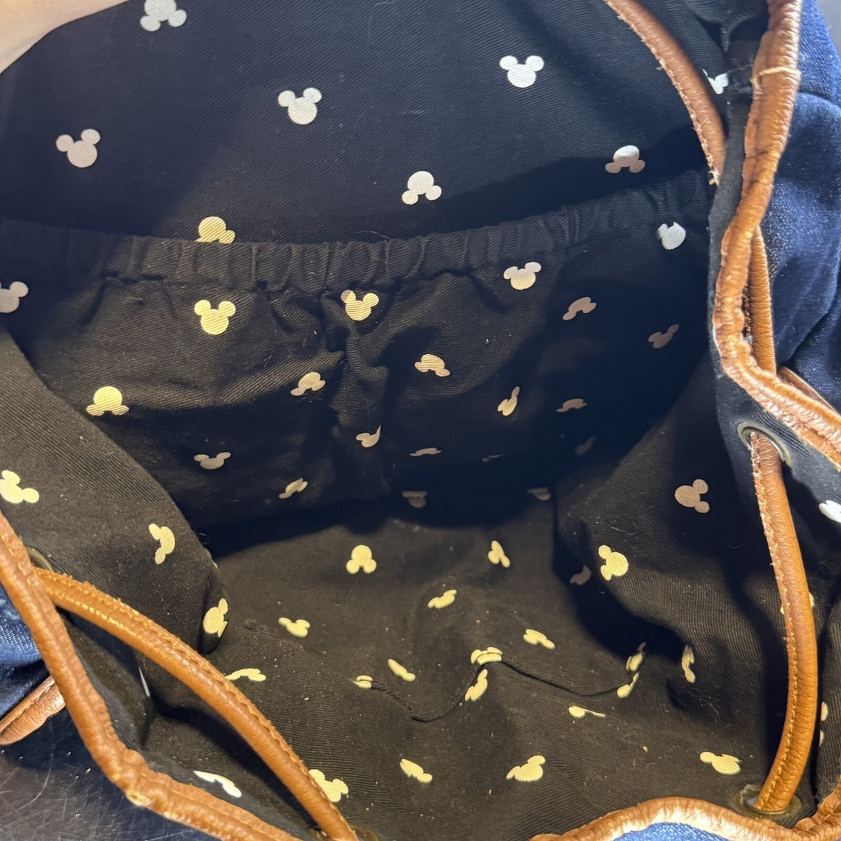 Disney Parks Loungefly Mickey Mouse Denim Backpack Mickey 28