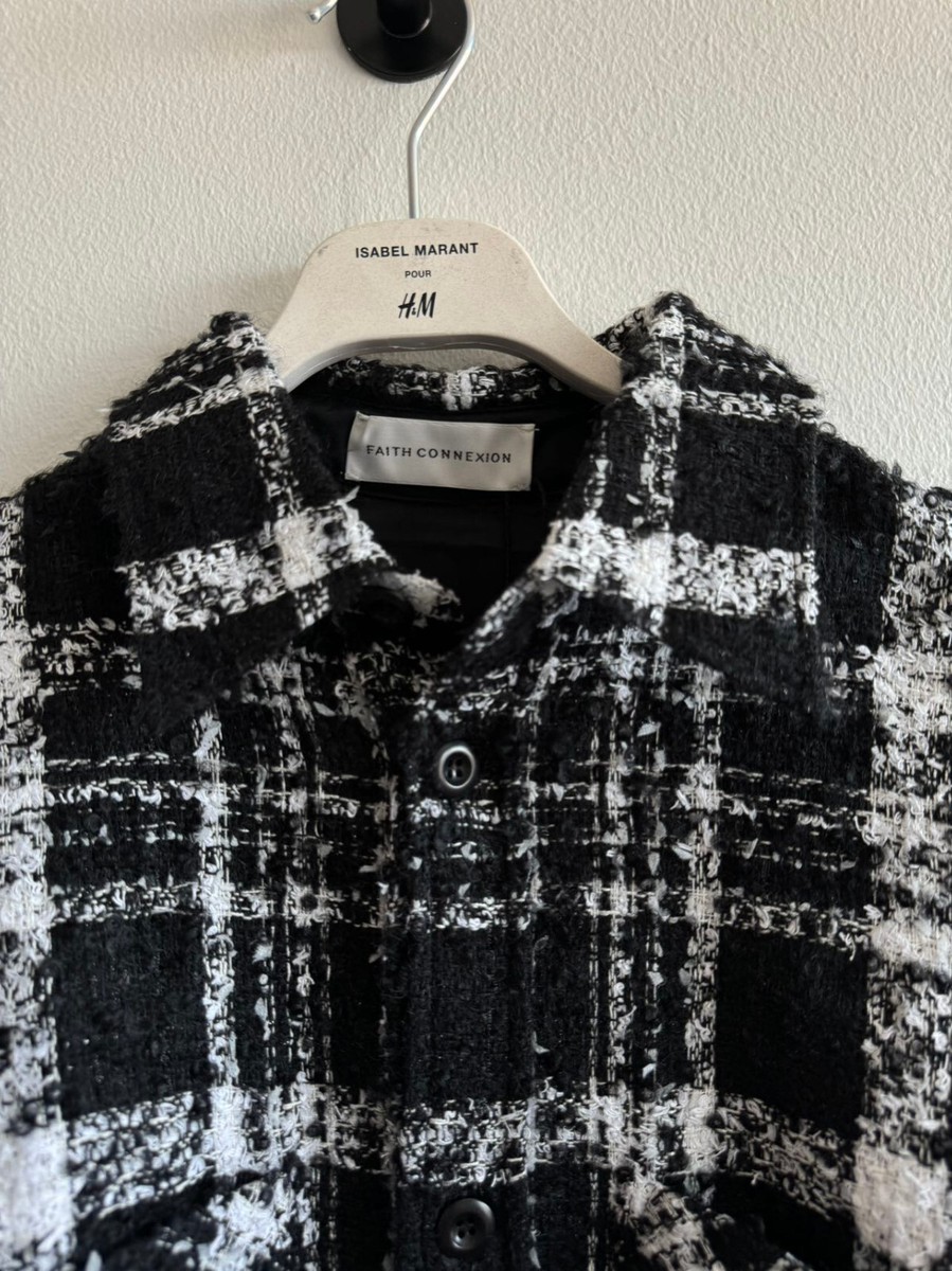 トップス Faith Connexion TWEED OVERSIZED SHIRT UNISEX