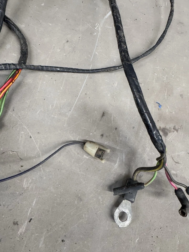 Ford Galaxie 500 1967 tablero cableado arnés cortafuegos motor bahía regulador de voltaje Foto 3 de 4