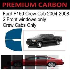 Premium Nano Carbon Window Tint fits Ford F150 Crew 2004-2008  precut  tint 2F
