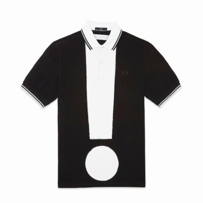 FRED PERRY x Gary HUME Poloshirt '2004 Exclamation Point' - schwarz - 42'' (L)