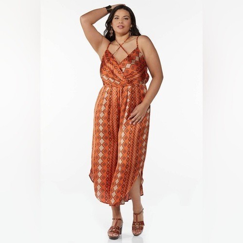 Cato Plus Size Aztec Print Genie Jumpsuit Spice Route Various Sizes  Available | eBay