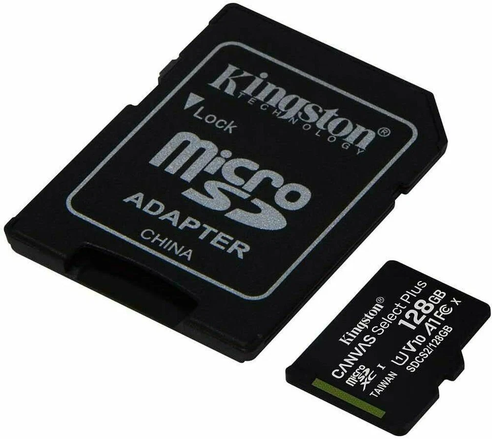 Kingston 128GB Micro SD Memory Card U1 Class 10 For ALCATEL 3/3C/3L/3L 2020 - Image 3 of 4