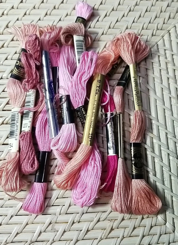 HUGE Lot Bag Skeins Various Colors/Brands/Lengths Embroidery Thread Floss READ - Image 4 of 4