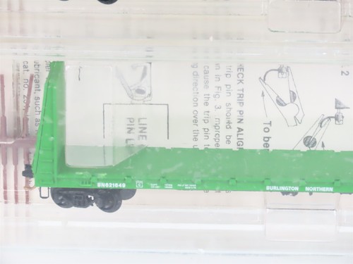 N Kadee Micro-Trains 54012 BN Burlington Northern 56' Flatcar 6 pack Sealed - Picture 12 of 18