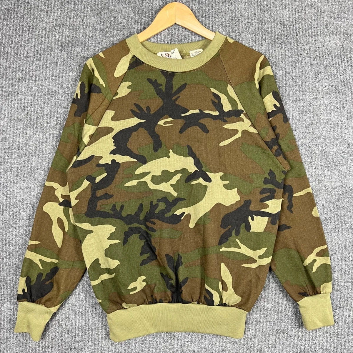Vintage camo sweatshirt hot sale