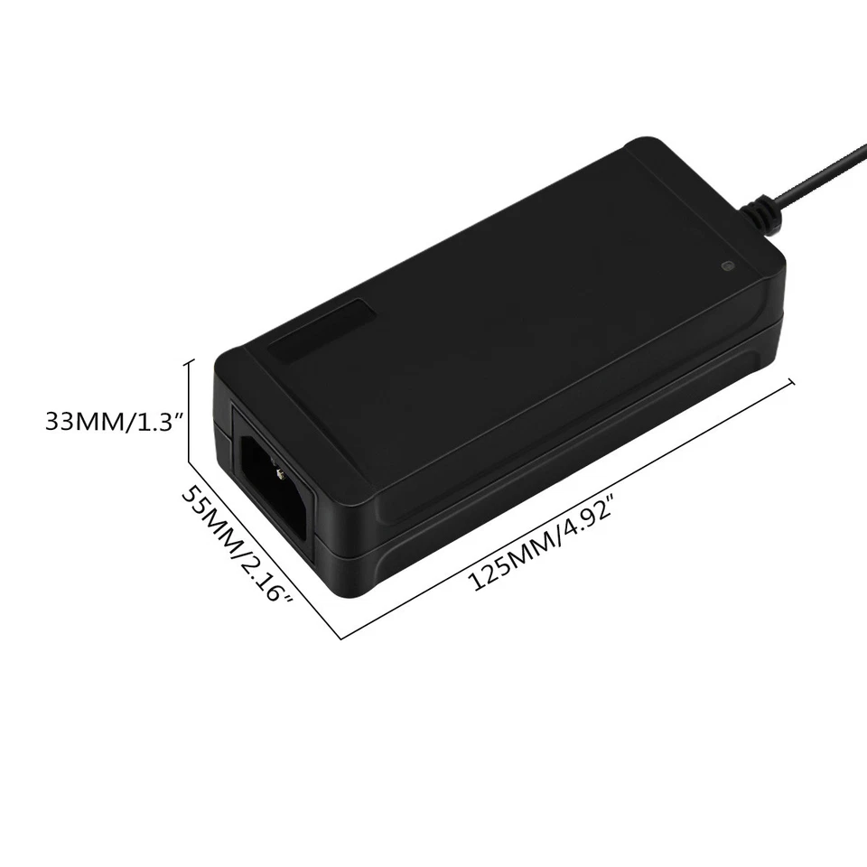 Adaptador de fuente de alimentación conmutada 2 piezas x 100-240 V CA a CC 12 V 5A Foto 3 de 4