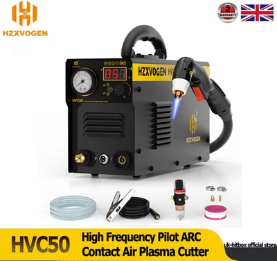 HZXVOGEN 50Amp HF Plasma Cutter Touch 2T/4T Air IGBT Inverter 220V Clean Cutting Machine