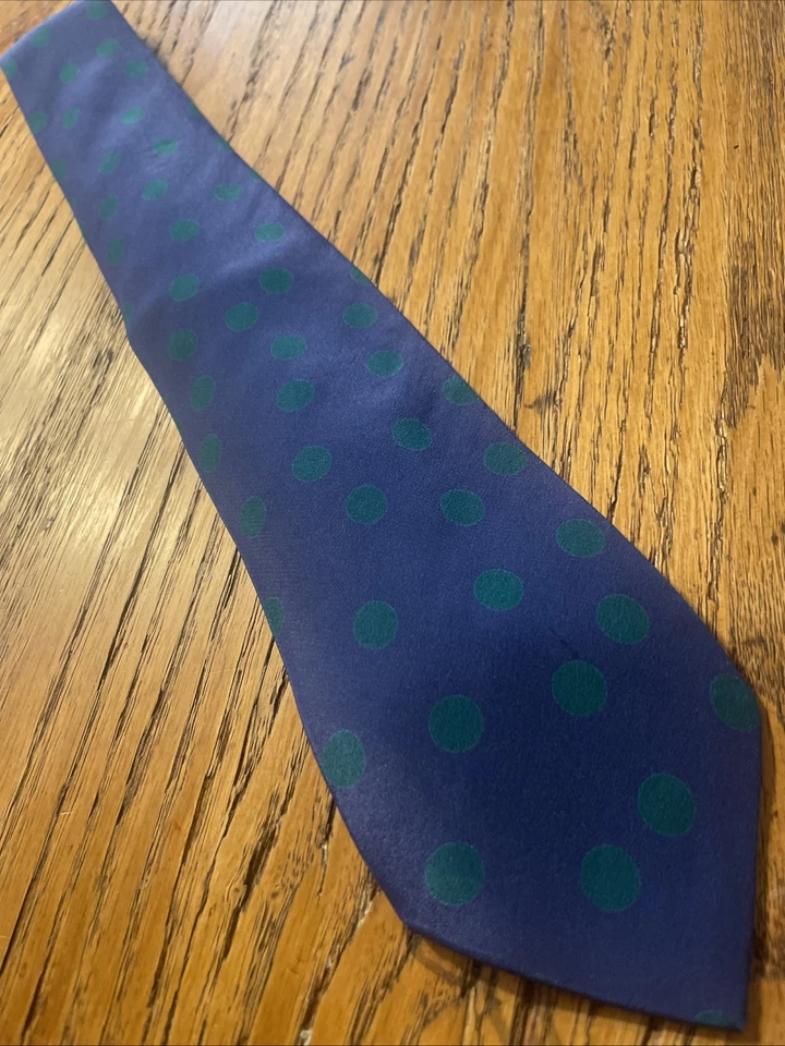 Corbata a lunares de seda Tino Cosma usada en excelente estado hecha en Italia Foto 2 de 4