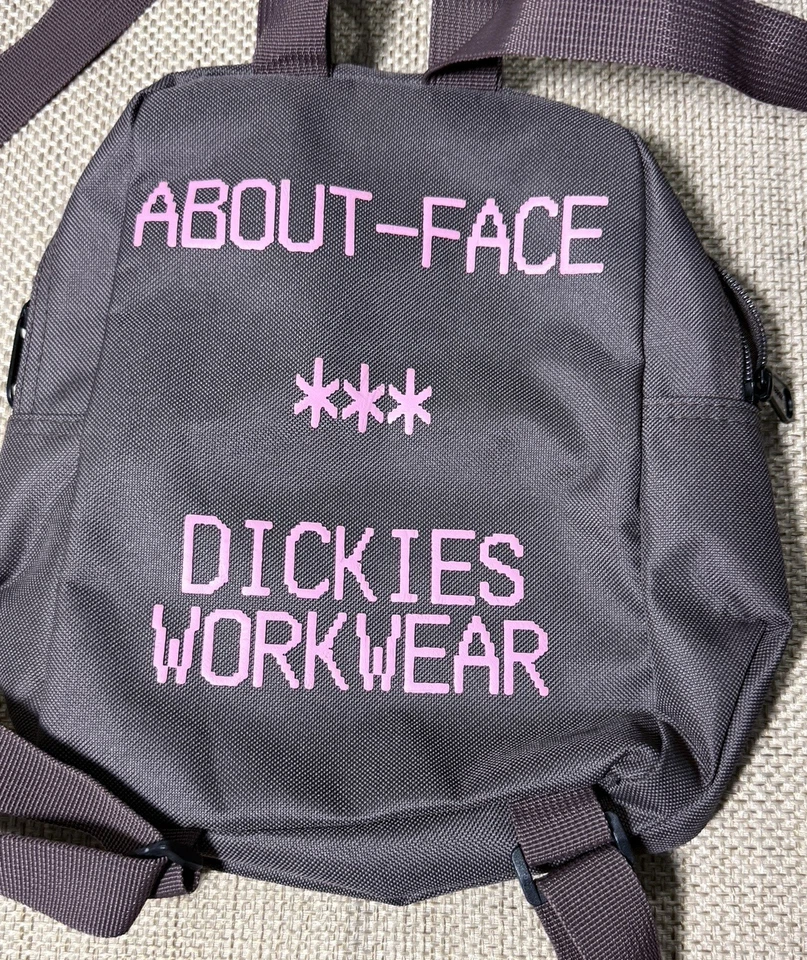 Dickies Backpack Halsey Collab Mini About Face Limited Edition Brown Makeup Bag - Image 3 of 4
