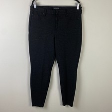Liverpool Madonna Legging Skinny Pants Size 14 / 32 Charcoal Gray Ponte Stretch