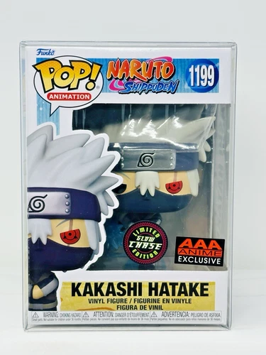 Funko Pop! Naruto Shippuden: Kakashi Hatake #1199 GITD CHASE w/ Protector - New