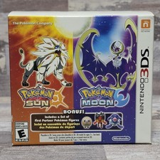 Pokemon Sun & Moon Steelbook Dual Pack (Nintendo 3DS) Nuevo y Precintado