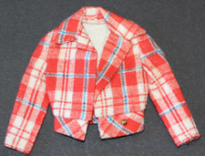*VINTAGE BARBIE 1973 GET UPS 'N GO  #7702 FLANNEL JACKET--EXCELLENT