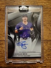 2025 Topps Chrome Black Jordan Beck Base Auto CBA-JBE
