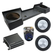 07-13 Chevy Silverado Ext Cab Truck Harmony A122 Dual 12 Rhino Sub Box & CXA8001