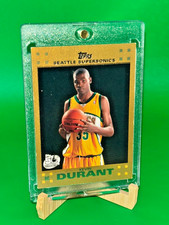 2007-08 Topps Kevin Durant RC Gold Rookie #112  LIMITED PRINT #/2007 SuperSonics