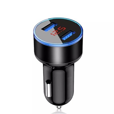 Universal Dual USB Car Phone Fast Charger Cigarette Lighter Power Adapter Plug