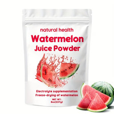 Natural Watermelon Juice Powder - Freeze-Dried Concentrate with Vitamin C