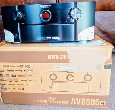 Marantz AV8805A 13.2CH AV Preamplifier Dolby Atmos DTS:X Black.