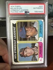 1974 Topps - K Leaders Nolan Ryan, Tom Seaver #207 On Card Auto PSA Authentic
