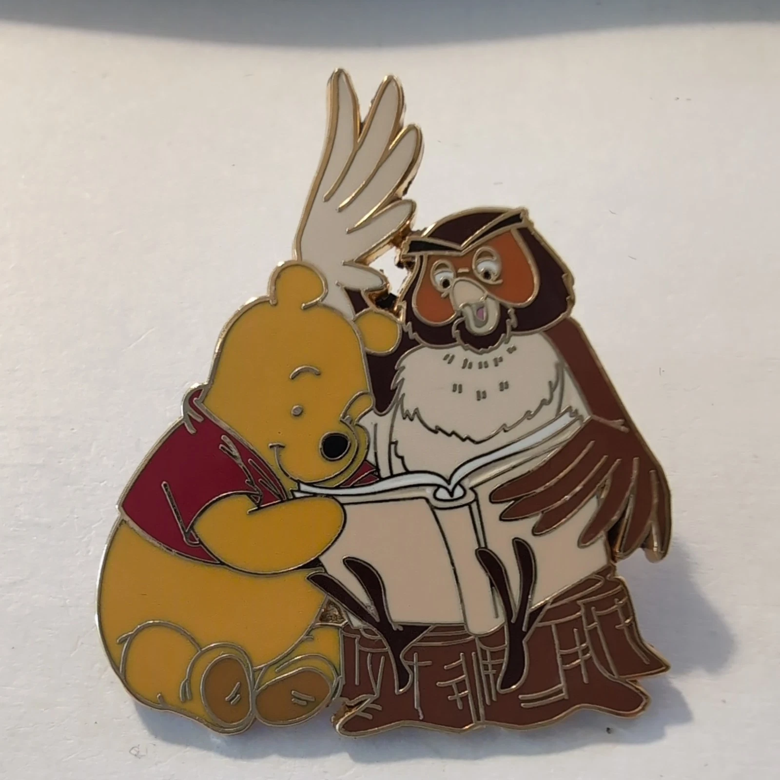Disney Pin Pooh and Owl Pooh and Friends Booster 53986