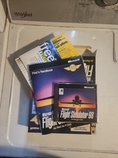 Microsoft Flight Simulator 98 PC 1998 Big Box Vintage Used