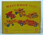 Lesney Matchbox King Size G-8 Civil Engineering Gift Set with D Type Box
