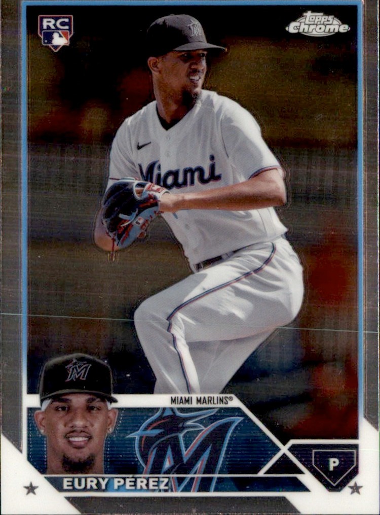 2023 Topps Chrome Update Series - Eury Perez #USC100 (RC)