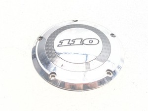 09-13 Harley Street Glide CVO FLHX SE Left 110 Chrome Derby Clutch Cover