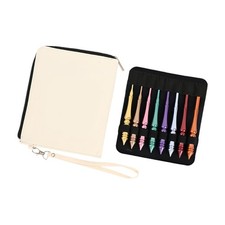 Ergonomic Grip Crochet Hook 3.0mm-7.0mm Aluminum Alloy Crochet Hook for Knitting