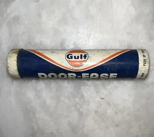 Vintage Gulf Gasoline Oil Company Door Ease 95-100% Full Excellent Condition HTF