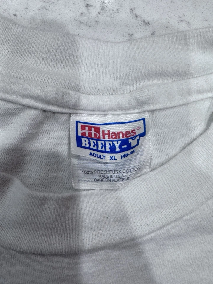 Vintage Kansas Jayhawks Shirt Good Bad Ugly Kansas State Mebraska XL Hanes 90s - Image 3 of 4