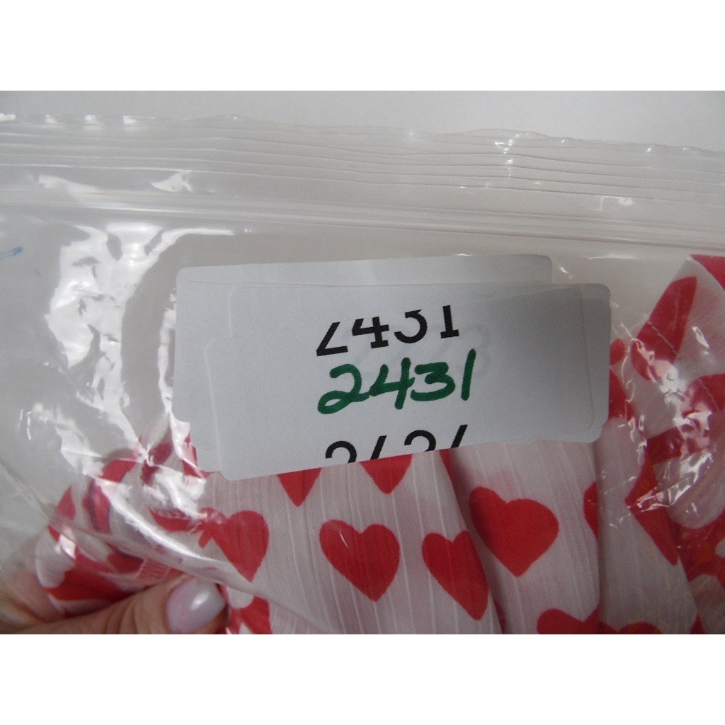 Kate Spade New York Heart Print Robe Sz XS Small Red White Lightweight Wrap thumbnail 11