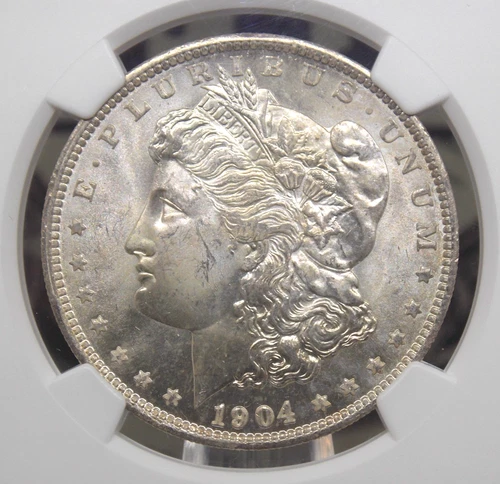 1904 "O" Morgan SILVER Dollar $1 NGC MS65 #022 Gem BU Uncirculated ECC&C, Inc.