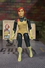 GI JOE ~ 1982 SCARLETT ~ HIGH GRADE ~ STRAIGHT ARM  ~ 100% COMPLETE &  FILE CARD