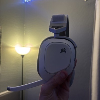 Corsair HS80 RGB Wireless Black Headband Headset for Gaming for