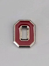 Ohio State Buckeyes O Football Logo Shirt Lapel Hat Pin Button NCAA Red Logo