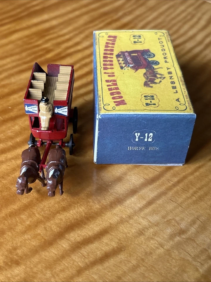 火柴盒模型过去 12 号-立顿茶马巴士带复制盒 — 第 3/4 张图片