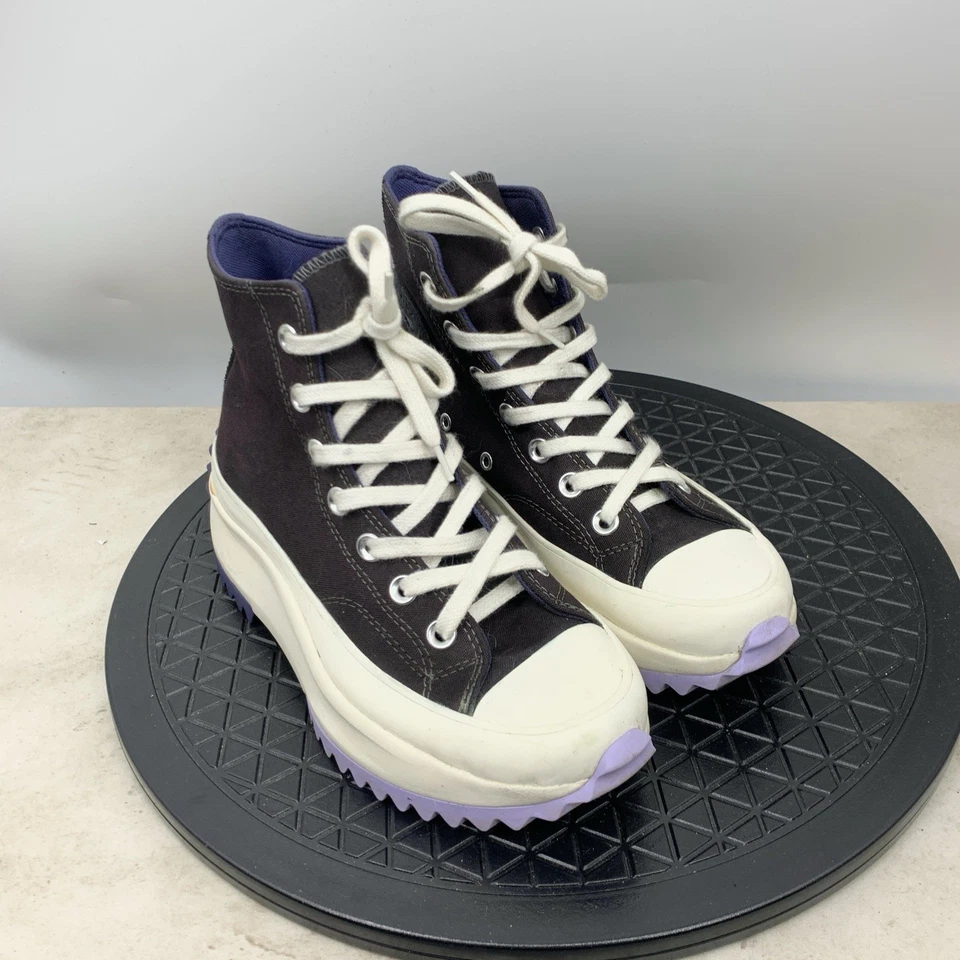 Zapatillas deportivas Converse Run Star Hike plataforma para mujer talla 7 zapatos negro púrpura puntera Foto 2 de 4