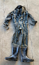 grüner NVA SBA/LS Anzug Schutzbekleidung mit NVA Gummistiefel versch. Größen