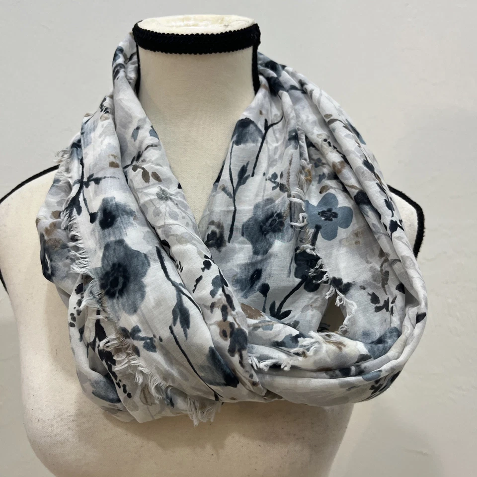 J.Jill - Bufanda infinita floral pintada Pure Jill Foto 4 de 4