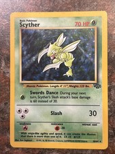 Pokémon TCG Scyther Jungle 10/64 Holo Unlimited Holo Rare